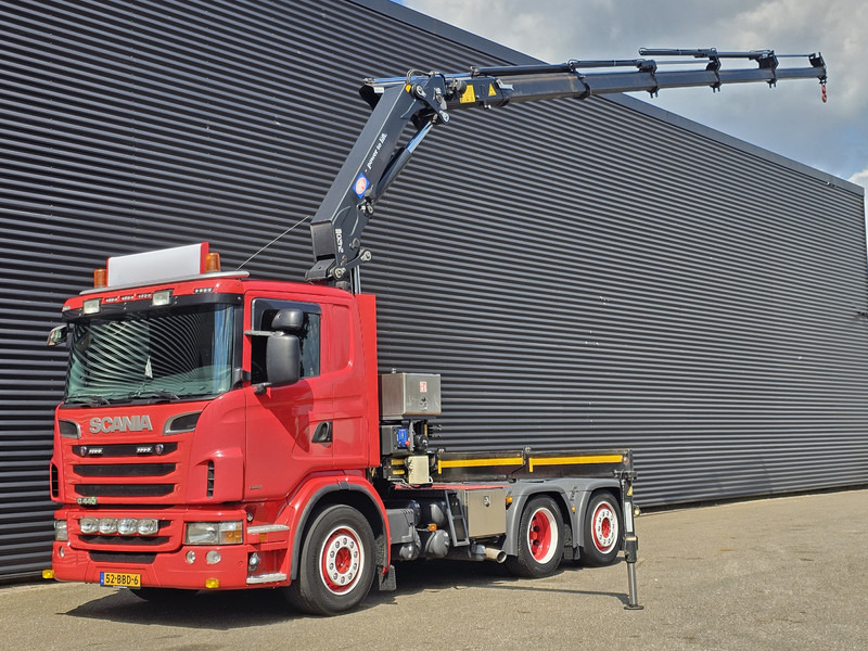 Scania G 440 A 6X2*4 / HMF 24 t/m CRANE / KRAN - Влекач: снимка 1 Scania G 440 A 6X2*4 / HMF 24 t/m CRANE / KRAN - Влекач: снимка 1