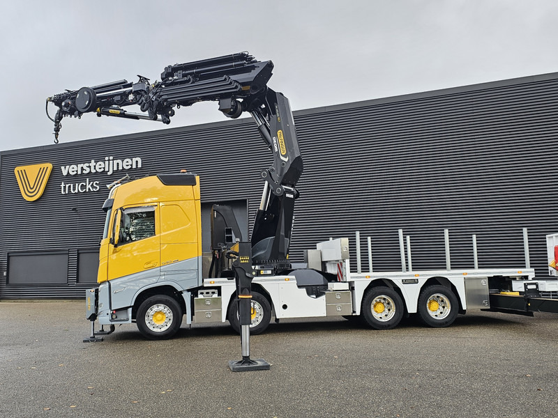 Volvo FH 540 8x4 / PALFINGER 165 TEC 7 + PJ300 / WINCH - Бордови камион, Камион с кран: снимка 5 Volvo FH 540 8x4 / PALFINGER 165 TEC 7 + PJ300 / WINCH - Бордови камион, Камион с кран: снимка 5