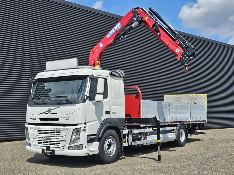 Volvo FM 330 4x2 / EFFER 12.5 t/m CRANE / KRAN - Бордови камион, Камион с кран: снимка 4 Volvo FM 330 4x2 / EFFER 12.5 t/m CRANE / KRAN - Бордови камион, Камион с кран: снимка 4