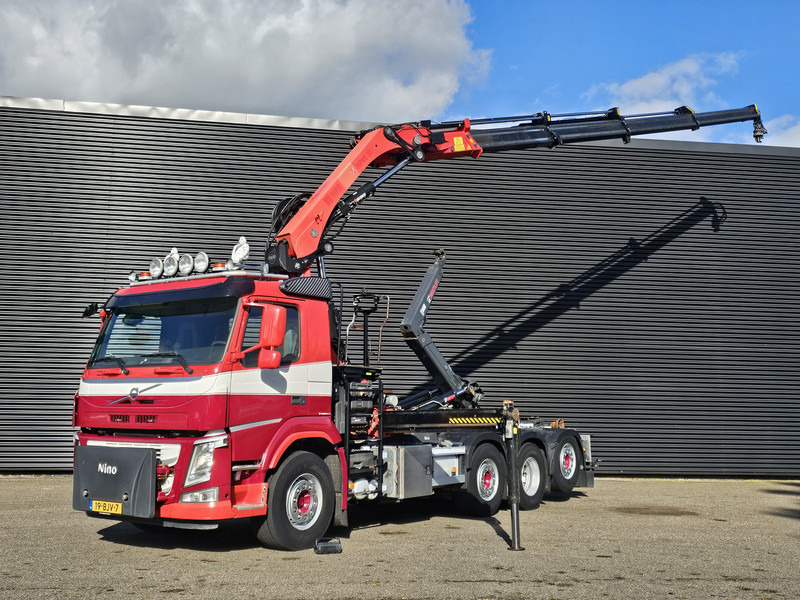 Volvo FM 420 8x2 / HIAB HOOKLIFT + 30 t/m CRANE - KRAN - Мултилифт с кука камион, Камион с кран: снимка 1 Volvo FM 420 8x2 / HIAB HOOKLIFT + 30 t/m CRANE - KRAN - Мултилифт с кука камион, Камион с кран: снимка 1
