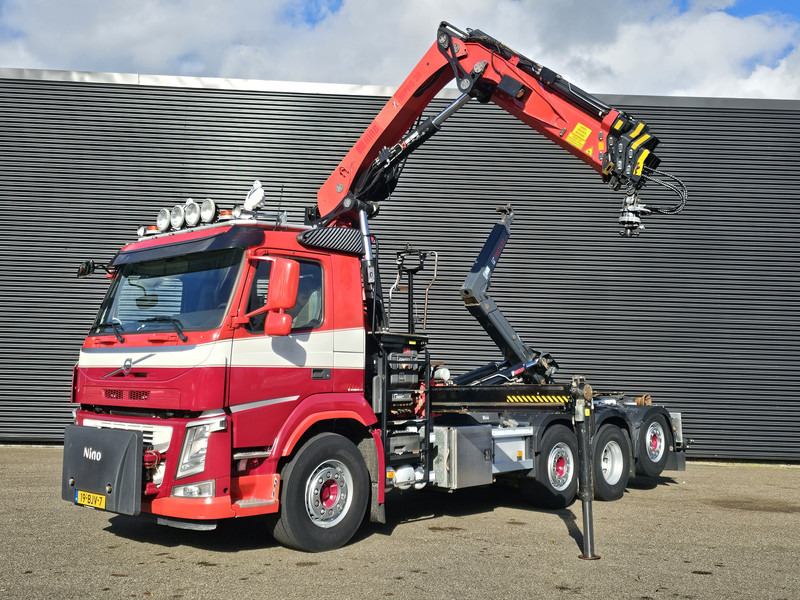 Volvo FM 420 8x2 / HIAB HOOKLIFT + 30 t/m CRANE - KRAN - Мултилифт с кука камион, Камион с кран: снимка 4 Volvo FM 420 8x2 / HIAB HOOKLIFT + 30 t/m CRANE - KRAN - Мултилифт с кука камион, Камион с кран: снимка 4