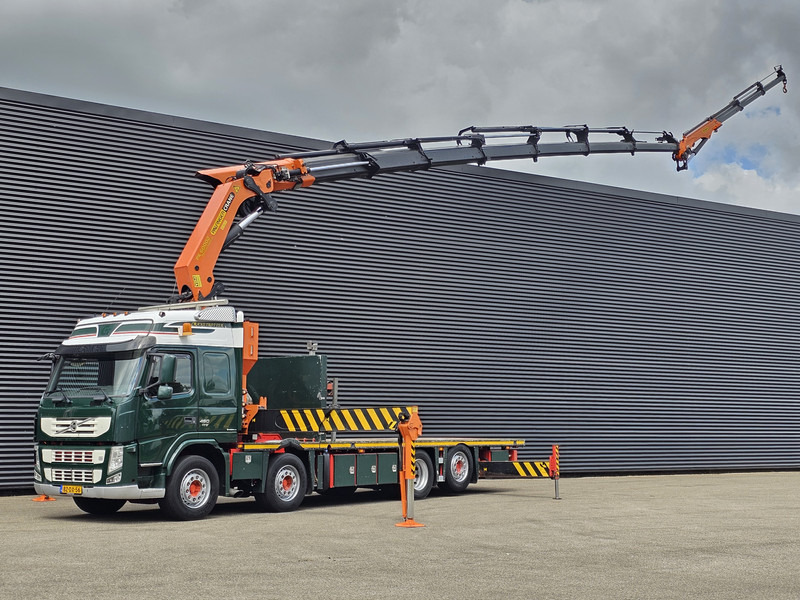 Volvo FM 460 8X2 / PALFINGER PK60002 /JIB / WINCH - Бордови камион, Камион с кран: снимка 1 Volvo FM 460 8X2 / PALFINGER PK60002 /JIB / WINCH - Бордови камион, Камион с кран: снимка 1