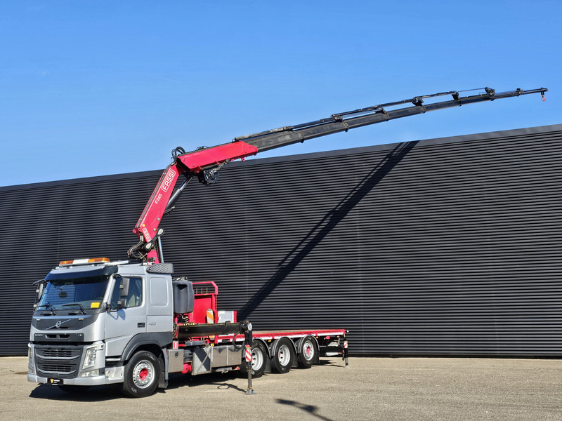 Volvo FM 460 8x4-4 / FASSI 36.5 t/m -8 x EXTENSION + WINCH - Бордови камион, Камион с кран: снимка 1 Volvo FM 460 8x4-4 / FASSI 36.5 t/m -8 x EXTENSION + WINCH - Бордови камион, Камион с кран: снимка 1