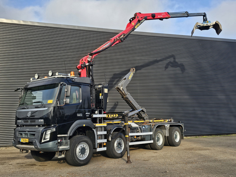 Volvo FM 460 8x6 / PALFINGER EPSILON / HOOKLIFT - Мултилифт с кука камион, Камион с кран: снимка 1 Volvo FM 460 8x6 / PALFINGER EPSILON / HOOKLIFT - Мултилифт с кука камион, Камион с кран: снимка 1