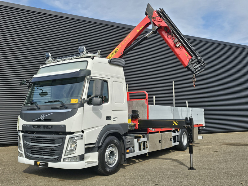 Volvo FM420 4x2 / PALFINGER 18502 - 17 mtr / CRANE / KRAN - Бордови камион, Камион с кран: снимка 5 Volvo FM420 4x2 / PALFINGER 18502 - 17 mtr / CRANE / KRAN - Бордови камион, Камион с кран: снимка 5