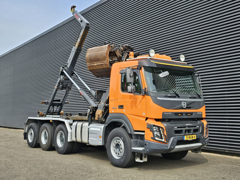 Volvo FMX 460 8x4-4 / HIAB Z CRANE + HOOKLIFT - Мултилифт с кука камион: снимка 5 Volvo FMX 460 8x4-4 / HIAB Z CRANE + HOOKLIFT - Мултилифт с кука камион: снимка 5
