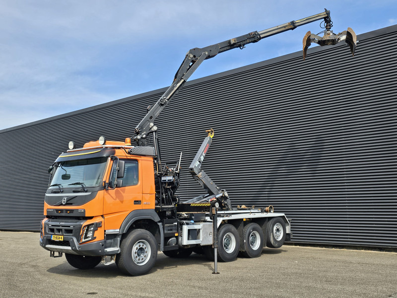 Volvo FMX 460 8x4-4 / HIAB Z CRANE + HOOKLIFT - Мултилифт с кука камион: снимка 1 Volvo FMX 460 8x4-4 / HIAB Z CRANE + HOOKLIFT - Мултилифт с кука камион: снимка 1