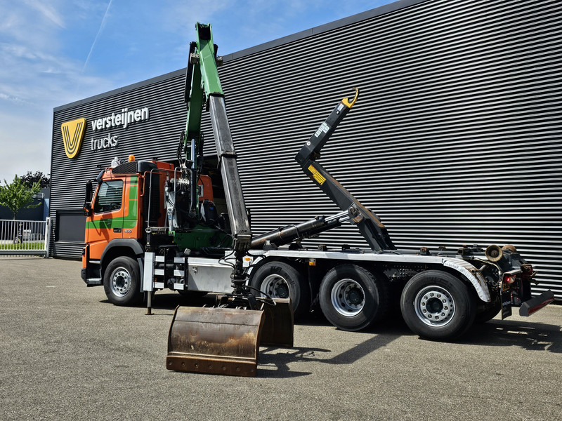 Volvo FMX 460 / 8x4-4 / HMF CRANE + HOOKLIFT / CONTAINER - Мултилифт с кука камион, Камион с кран: снимка 3 Volvo FMX 460 / 8x4-4 / HMF CRANE + HOOKLIFT / CONTAINER - Мултилифт с кука камион, Камион с кран: снимка 3