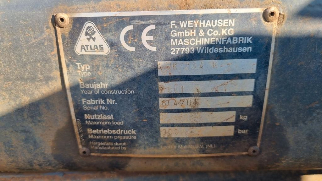 Atlas Abrollkipperaufbau  3 Achser  - Мултилифт с кука камион: снимка 3 Atlas Abrollkipperaufbau  3 Achser  - Мултилифт с кука камион: снимка 3