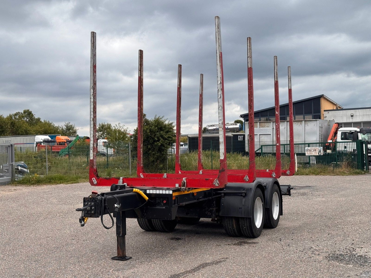 Goldhofer Glogger 2 Achser 14,5 m 18 to. Holztransporter - Ремарке за дърва: снимка 3 Goldhofer Glogger 2 Achser 14,5 m 18 to. Holztransporter - Ремарке за дърва: снимка 3