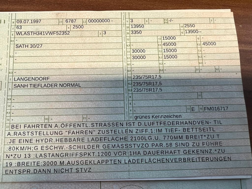 Langendorf Tiefbett mit Rampen Hydraulisch Langendorf Tiefbett mit Rampen Hydraulisch - Нискорамна площадка полуремарке: снимка 2 Langendorf Tiefbett mit Rampen Hydraulisch Langendorf Tiefbett mit Rampen Hydraulisch - Нискорамна площадка полуремарке: снимка 2