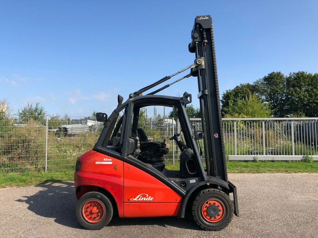 Дизелов мотокар Linde H40D / Hubhöhe: 7m /: снимка 7