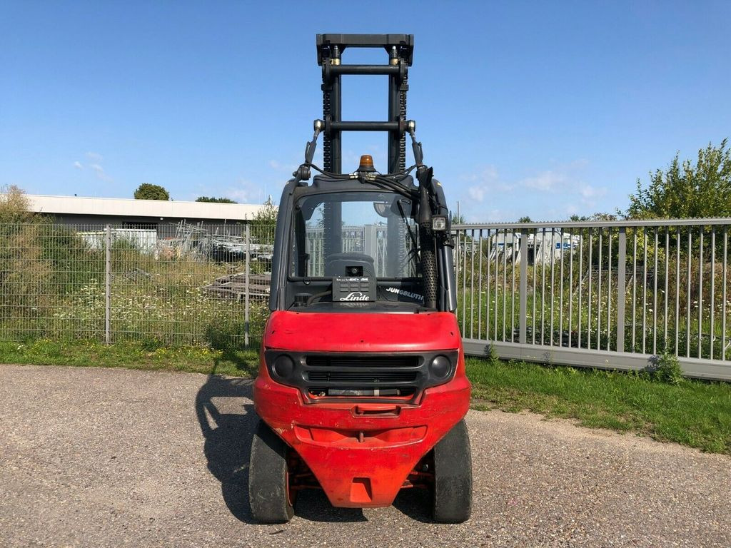 Дизелов мотокар Linde H40D / Hubhöhe: 7m /: снимка 9