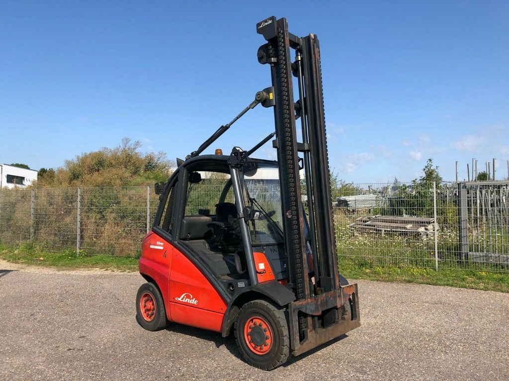 Дизелов мотокар Linde H40D / Hubhöhe: 7m /: снимка 6