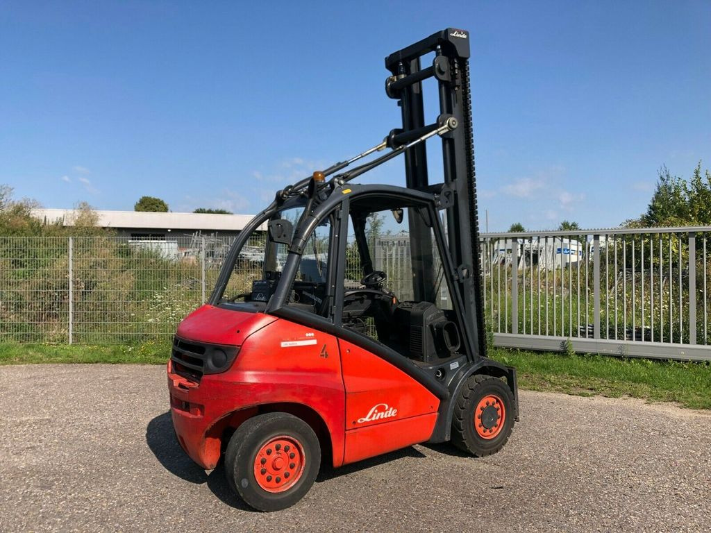 Дизелов мотокар Linde H40D / Hubhöhe: 7m /: снимка 8