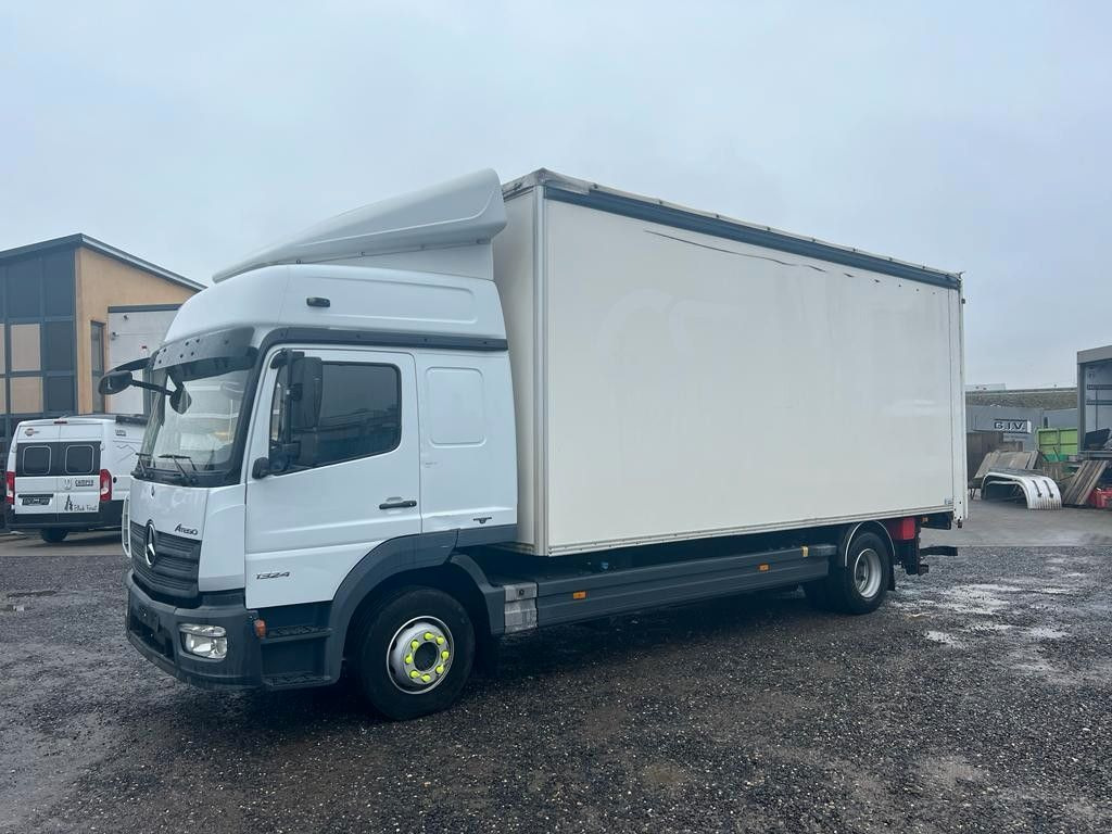 Камион с брезент Mercedes-Benz 1324 4X2 Koffer Plane 6 to. Hebebühne: снимка 7