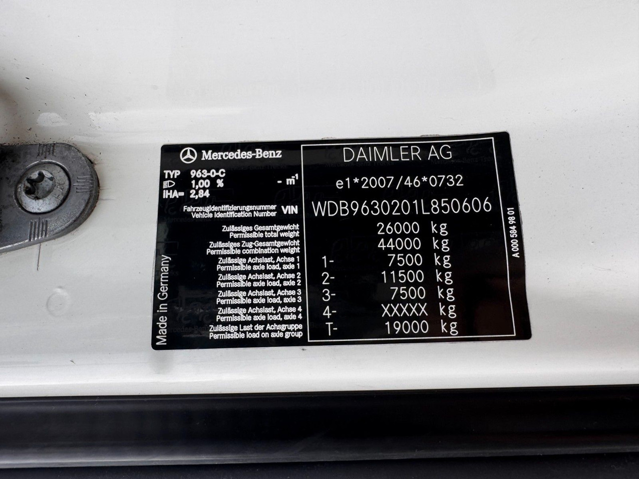 Mercedes-Benz 2536 ADR Valid & kipphydraulik für Gastank - Камион цистерна: снимка 3 Mercedes-Benz 2536 ADR Valid & kipphydraulik für Gastank - Камион цистерна: снимка 3