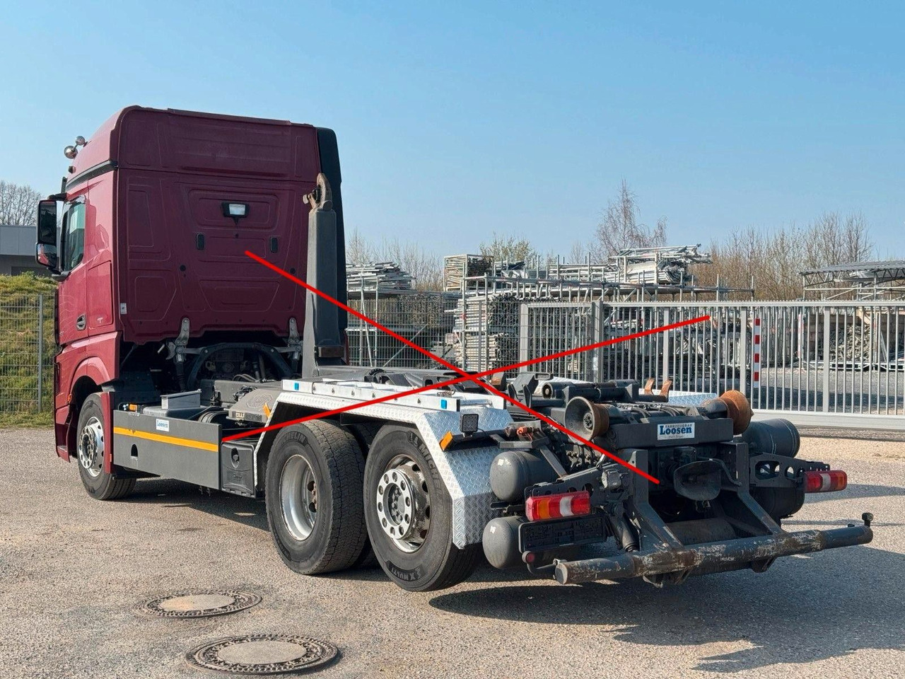 Mercedes-Benz 2558 6x2 Fahrgestell Chassis | Retarder | Klima - Шаси кабина: снимка 5 Mercedes-Benz 2558 6x2 Fahrgestell Chassis | Retarder | Klima - Шаси кабина: снимка 5