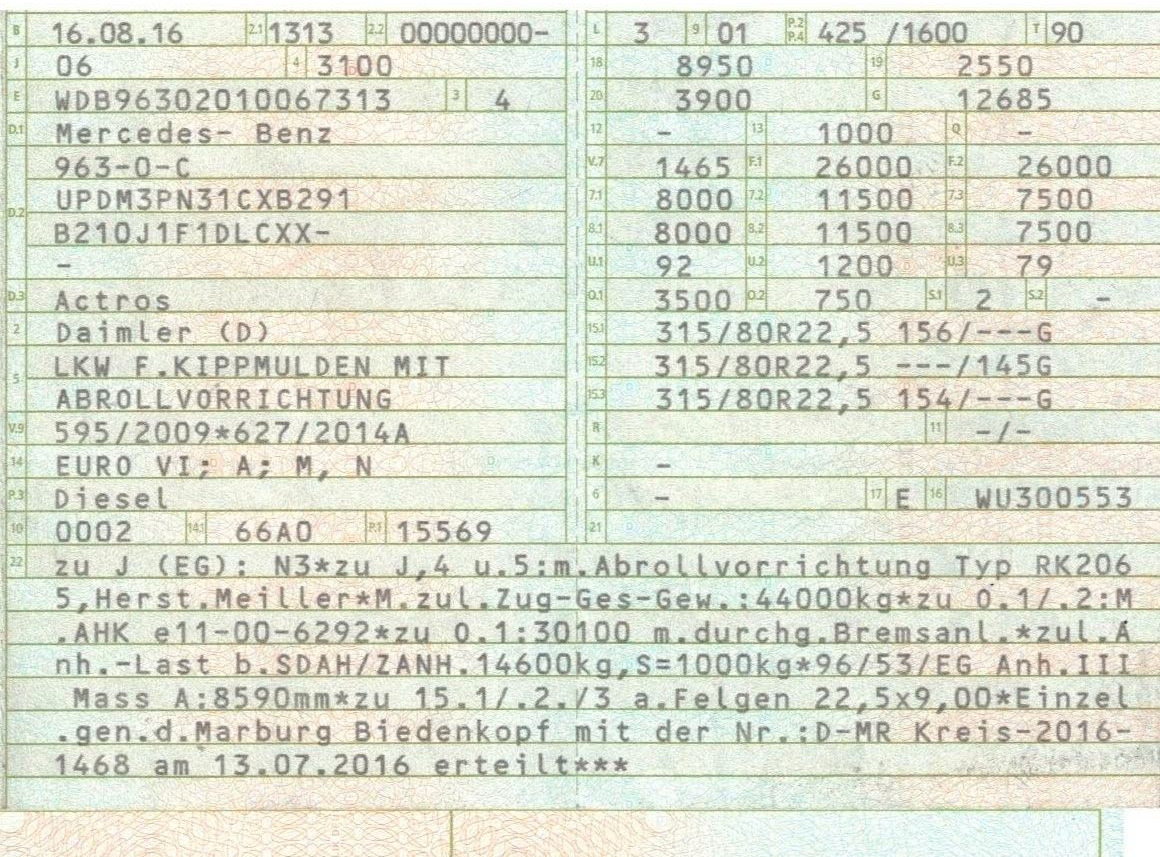 Mercedes-Benz 2558 6x2 Meiller RK 20.65 | Retarder | Klima - Мултилифт с кука камион: снимка 2 Mercedes-Benz 2558 6x2 Meiller RK 20.65 | Retarder | Klima - Мултилифт с кука камион: снимка 2