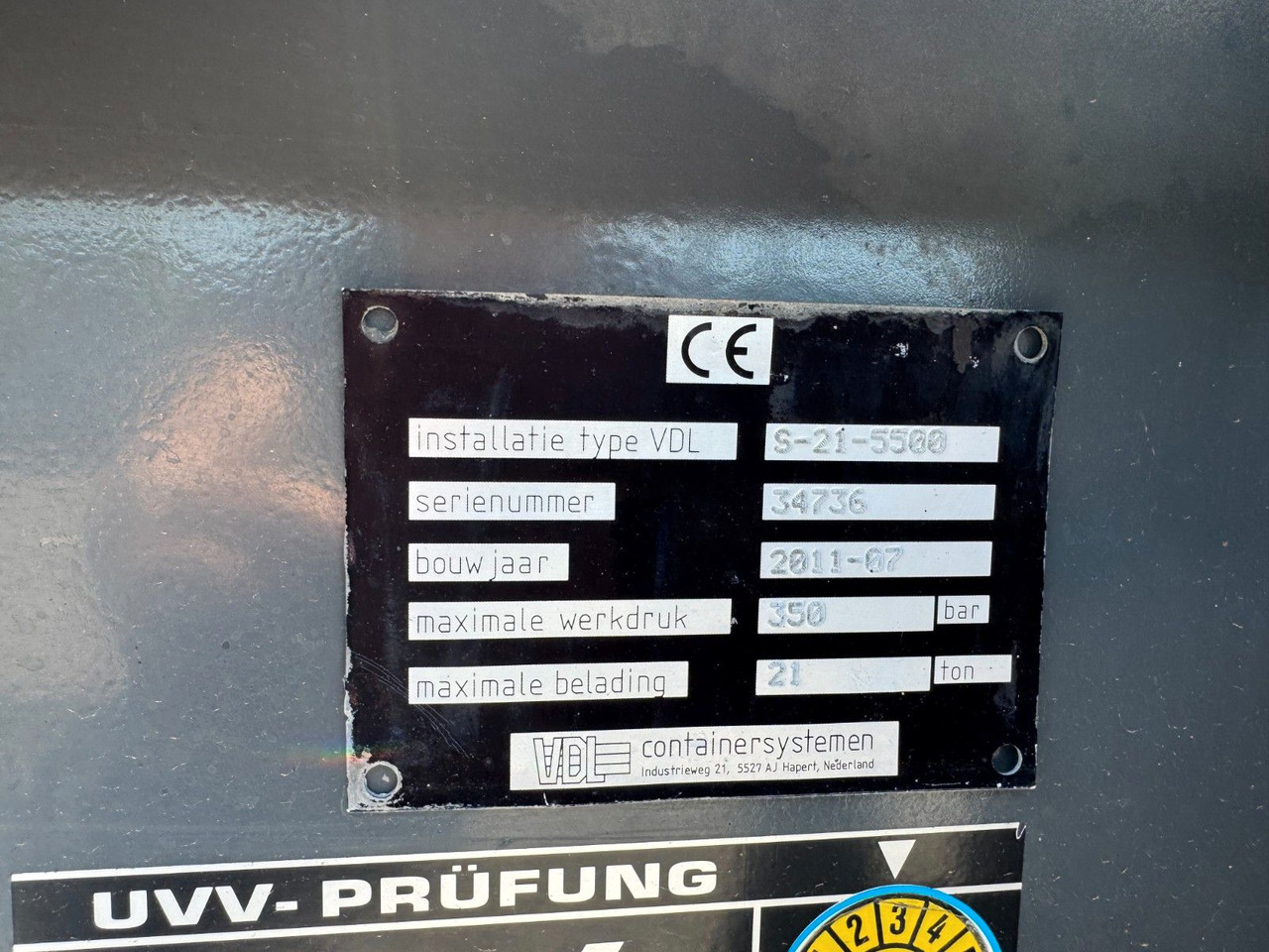 Mercedes-Benz 2644 6X4 VDL Abroller mit 3,90 Radstand Blatt BL - Мултилифт с кука камион: снимка 4 Mercedes-Benz 2644 6X4 VDL Abroller mit 3,90 Radstand Blatt BL - Мултилифт с кука камион: снимка 4