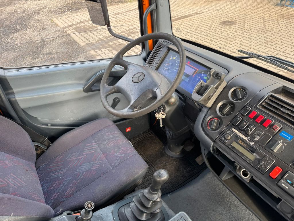 Автовишка, Лекотоварен автомобил Mercedes-Benz 815 4x2 Hubarbeitsbühne Wumag  170 high 17 m: снимка 7