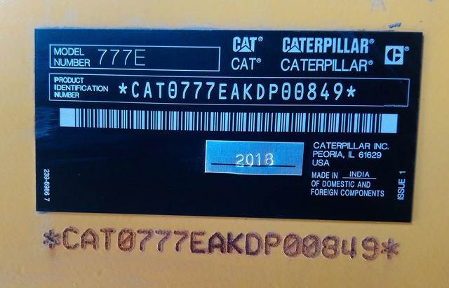 CAT 777E - Кариерен самосвал: снимка 5 CAT 777E - Кариерен самосвал: снимка 5