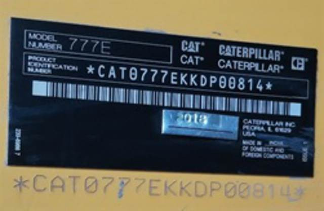 CAT 777E - Кариерен самосвал: снимка 4 CAT 777E - Кариерен самосвал: снимка 4