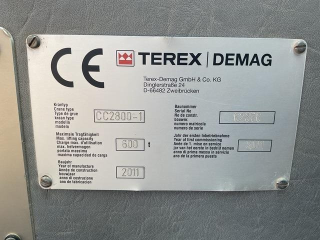 Terex Demag CC2800-1 - Верижен кран: снимка 5 Terex Demag CC2800-1 - Верижен кран: снимка 5