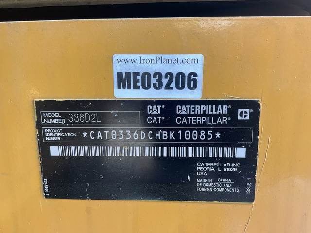 CAT 336D2L - Верижен багер: снимка 5 CAT 336D2L - Верижен багер: снимка 5