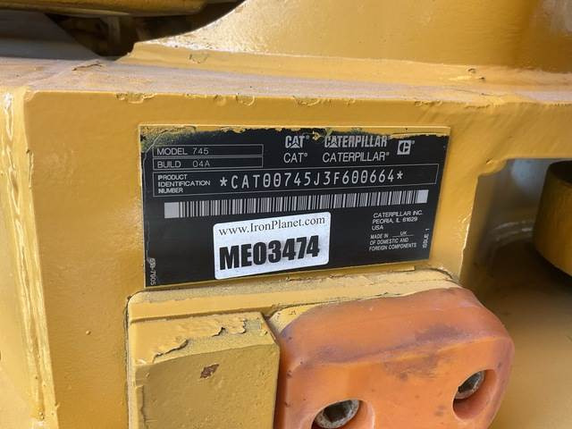 CAT 745 - Съчленен самосвал: снимка 5 CAT 745 - Съчленен самосвал: снимка 5