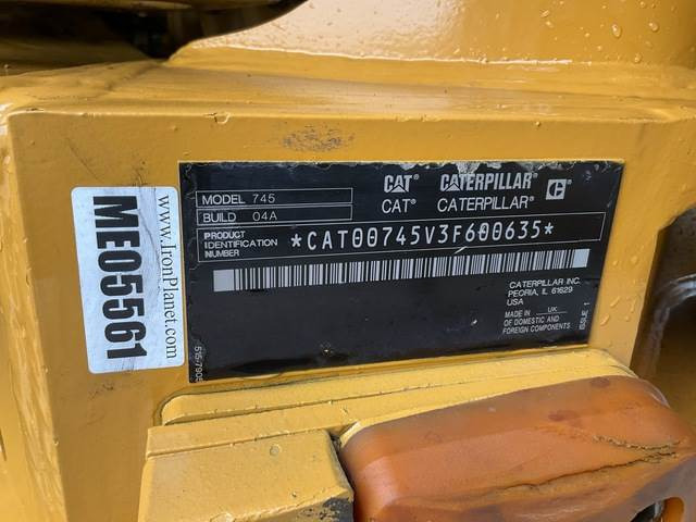 CAT 745 - Съчленен самосвал: снимка 5 CAT 745 - Съчленен самосвал: снимка 5