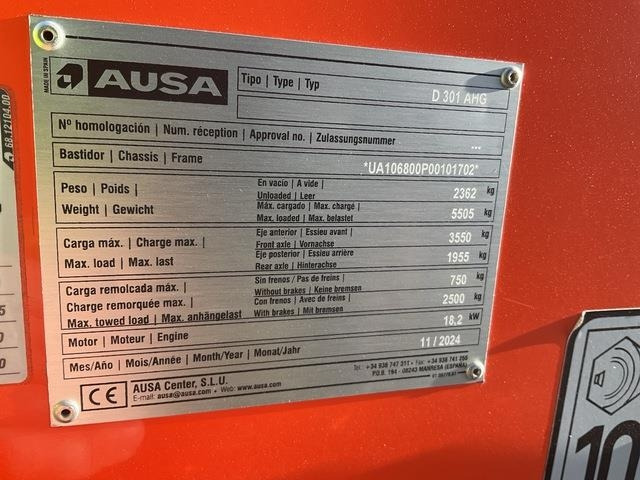 Нови Мини самосвал Ausa D301AHG: снимка 6