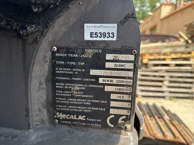 Mecalac 714MC - Верижен багер: снимка 5 Mecalac 714MC - Верижен багер: снимка 5