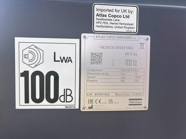 Atlas Copco XAVS448 STAGE V - Компресор за въздух: снимка 5 Atlas Copco XAVS448 STAGE V - Компресор за въздух: снимка 5