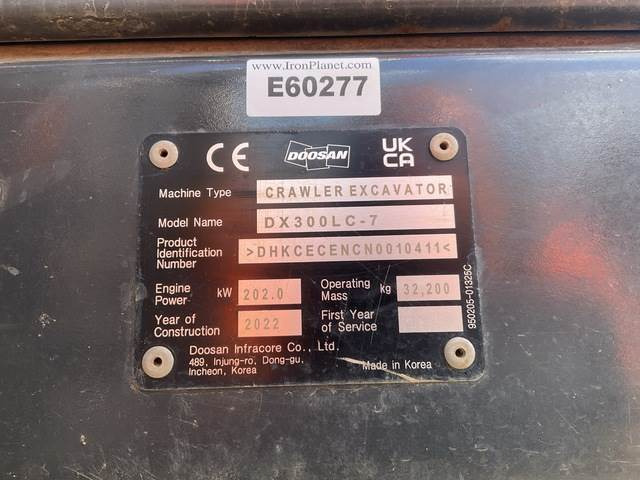 Doosan DX300LC-7 - Верижен багер: снимка 5 Doosan DX300LC-7 - Верижен багер: снимка 5
