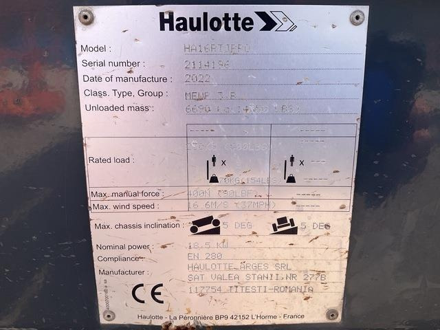 Haulotte HA16RT - Артикулираща платформа: снимка 5 Haulotte HA16RT - Артикулираща платформа: снимка 5