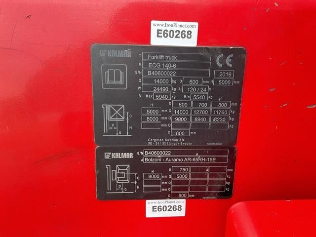 Kalmar ECG140-6 - Електрокар: снимка 5 Kalmar ECG140-6 - Електрокар: снимка 5