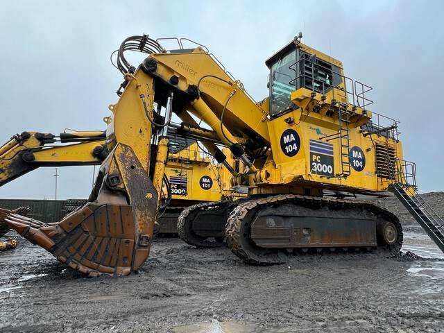 Komatsu PC3000-6 - Верижен багер: снимка 1 Komatsu PC3000-6 - Верижен багер: снимка 1