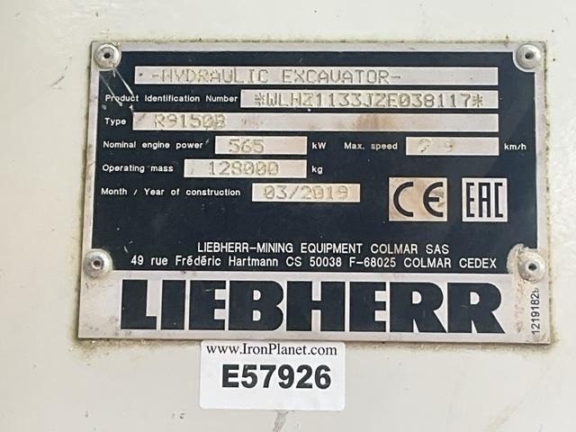 Liebherr R9150B - Верижен багер: снимка 5 Liebherr R9150B - Верижен багер: снимка 5