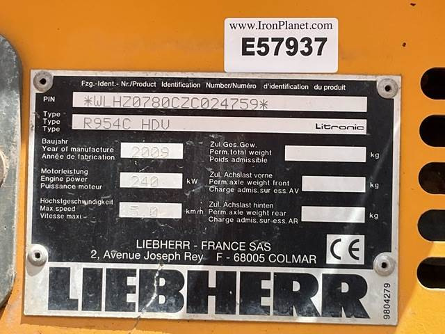 Liebherr R954C HDV - Багер за разрушаване: снимка 5 Liebherr R954C HDV - Багер за разрушаване: снимка 5