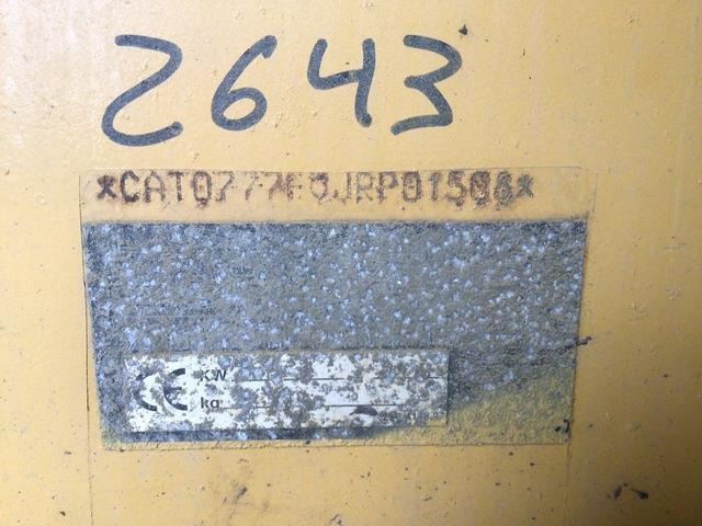 CAT 777F - Кариерен самосвал: снимка 5 CAT 777F - Кариерен самосвал: снимка 5