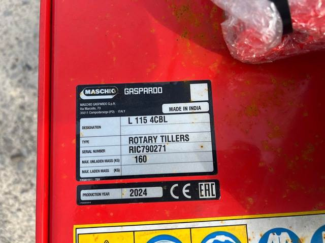 Maschio Gaspardo L115 4CBL - Роторна фреза: снимка 5 Maschio Gaspardo L115 4CBL - Роторна фреза: снимка 5
