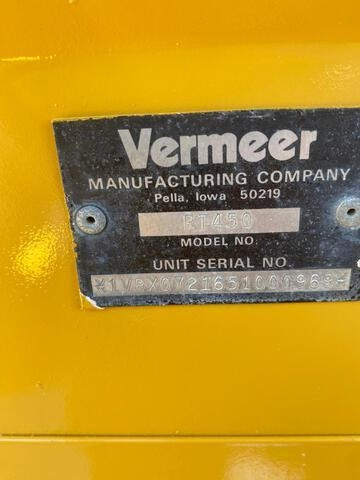 Vermeer RT450 - Каналокопател: снимка 5 Vermeer RT450 - Каналокопател: снимка 5