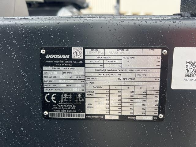 Doosan B35X-7 PLUS - Електрокар: снимка 5 Doosan B35X-7 PLUS - Електрокар: снимка 5