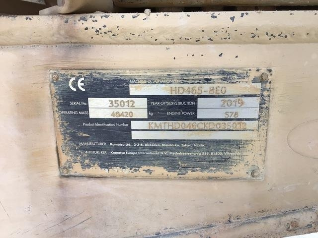 Komatsu HD465-8EO - Кариерен самосвал: снимка 5 Komatsu HD465-8EO - Кариерен самосвал: снимка 5