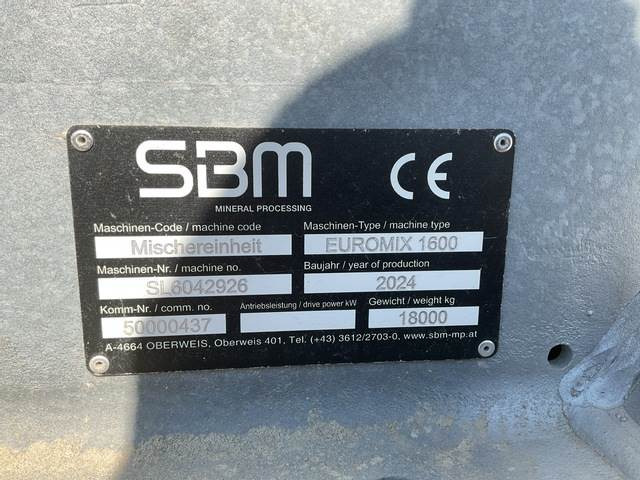 SBM Euromix 1600-64L - Бетонов възел: снимка 4 SBM Euromix 1600-64L - Бетонов възел: снимка 4