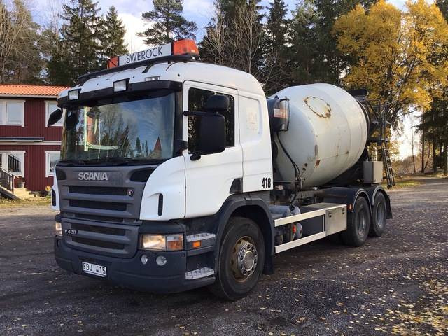 Scania P420LB - Бетоновоз: снимка 1 Scania P420LB - Бетоновоз: снимка 1