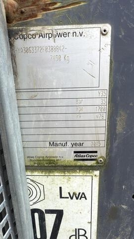 Atlas Copco Y35 - Компресор за въздух: снимка 5 Atlas Copco Y35 - Компресор за въздух: снимка 5