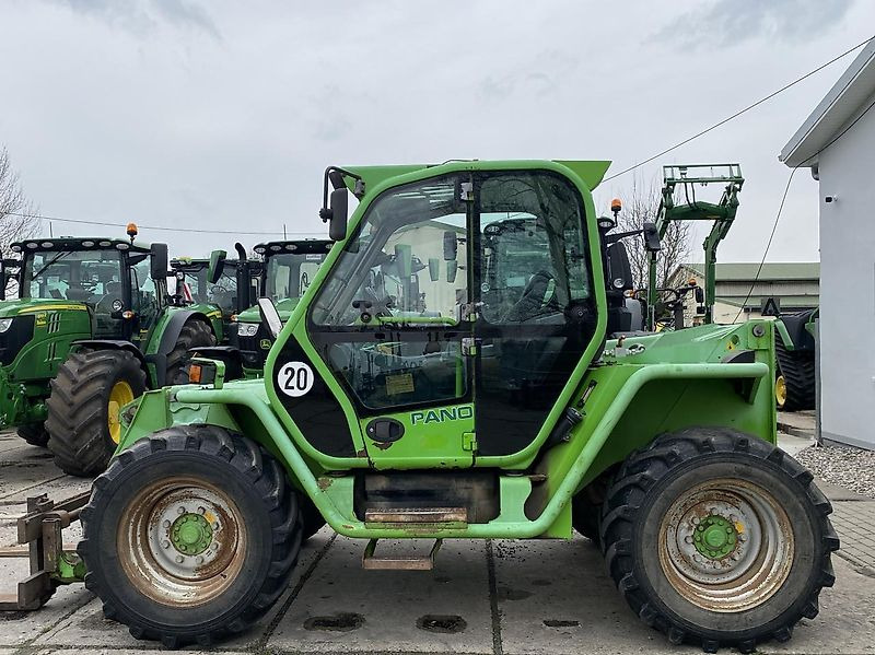 Телескопичен товарач Merlo P34.7 mit Palettengabel: снимка 8