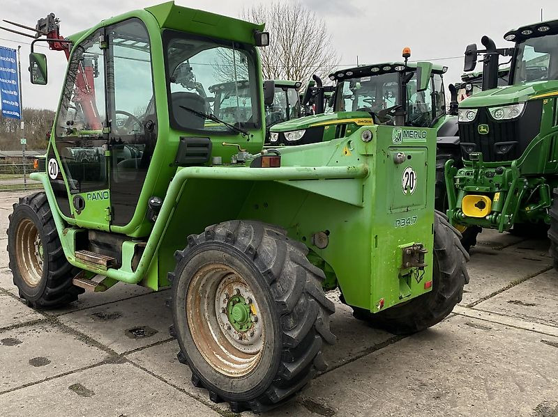 Телескопичен товарач Merlo P34.7 mit Palettengabel: снимка 7